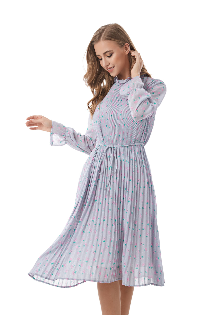 modest chiffon dress