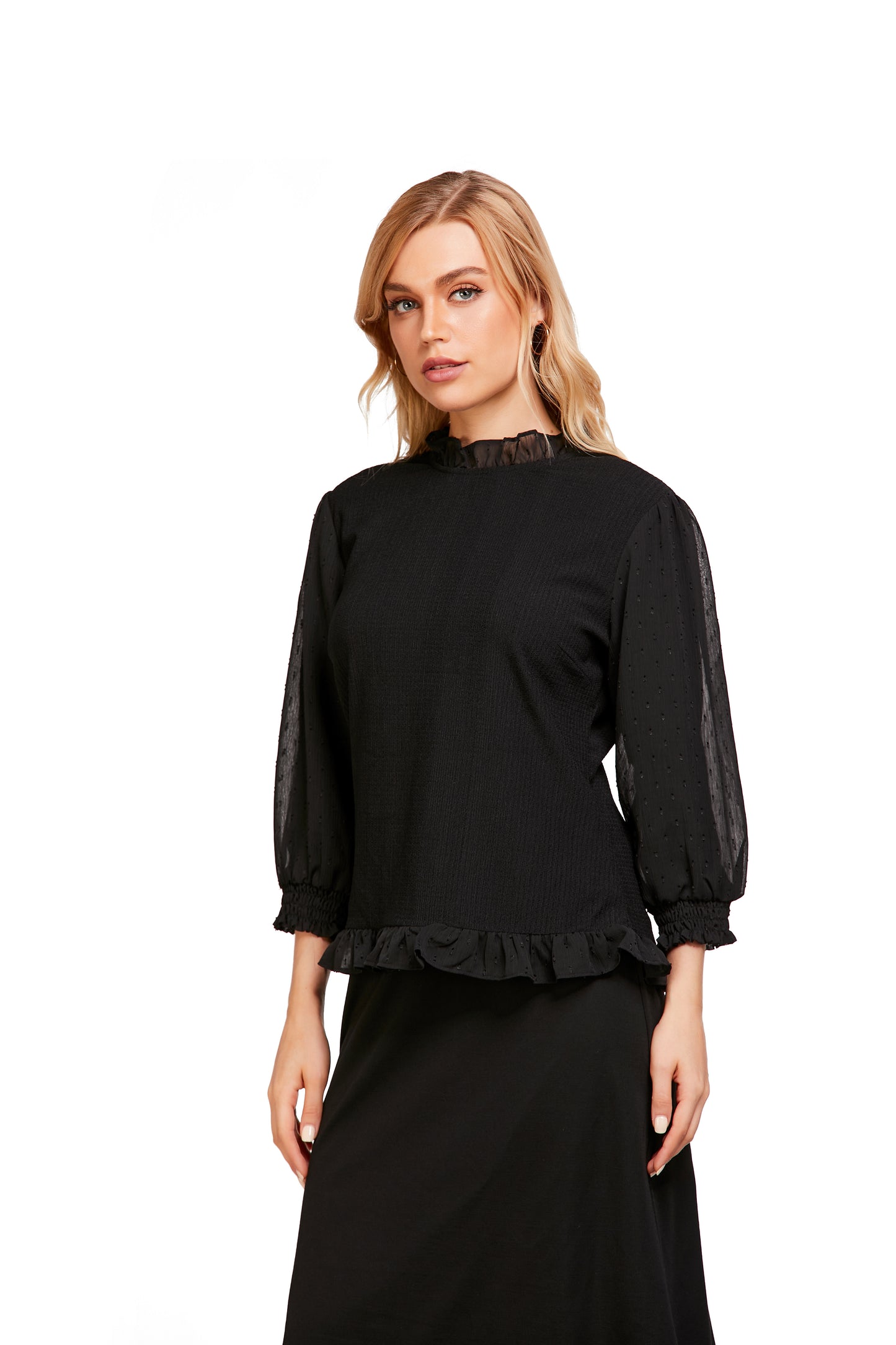 Modest Elegant Long Sleeve Top - seilerlanguageservices