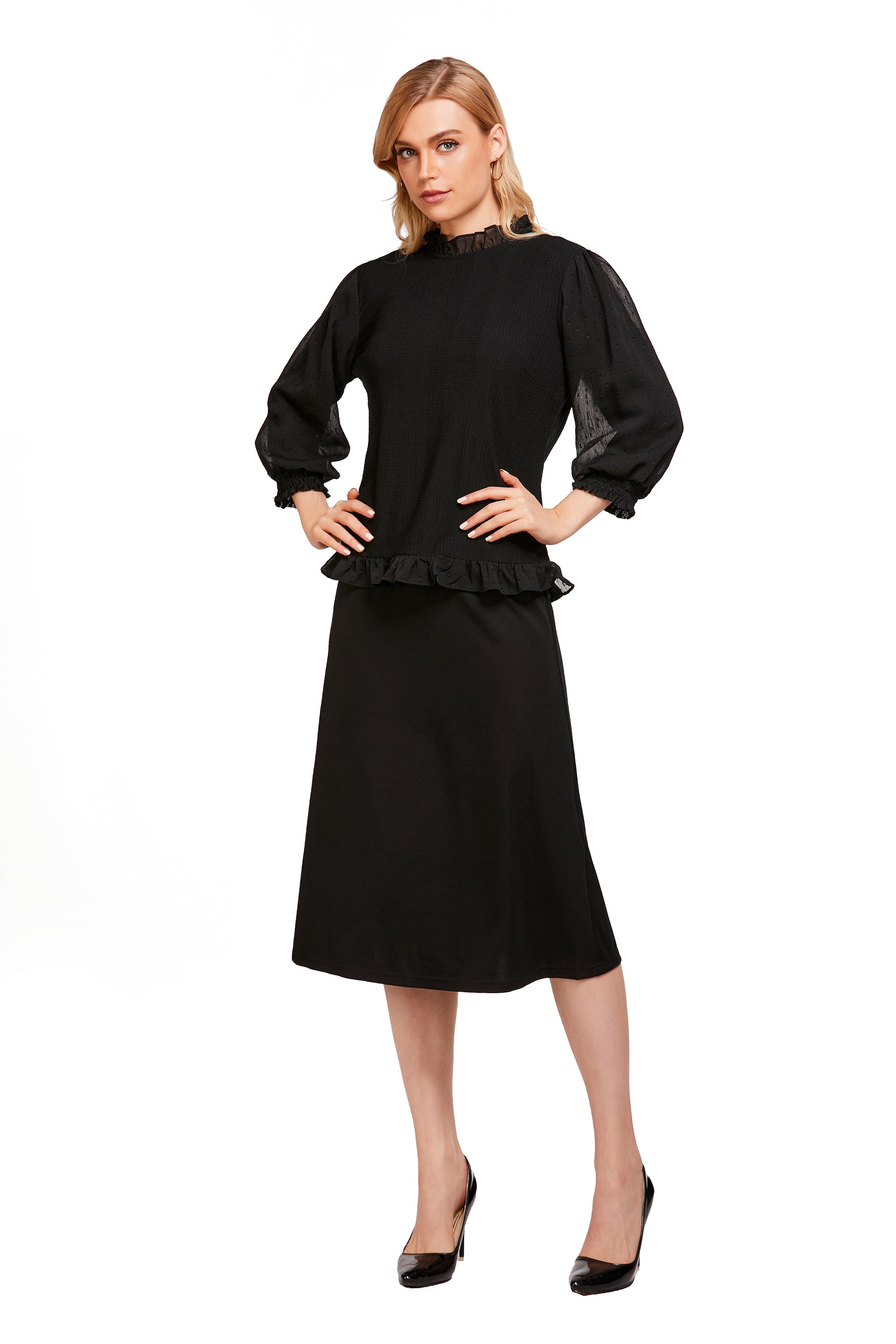 Modest Elegant Long Sleeve Top - seilerlanguageservices