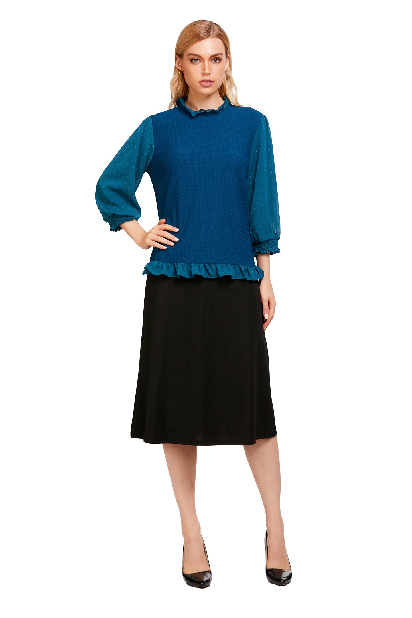 Modest Elegant Long Sleeve Top - seilerlanguageservices