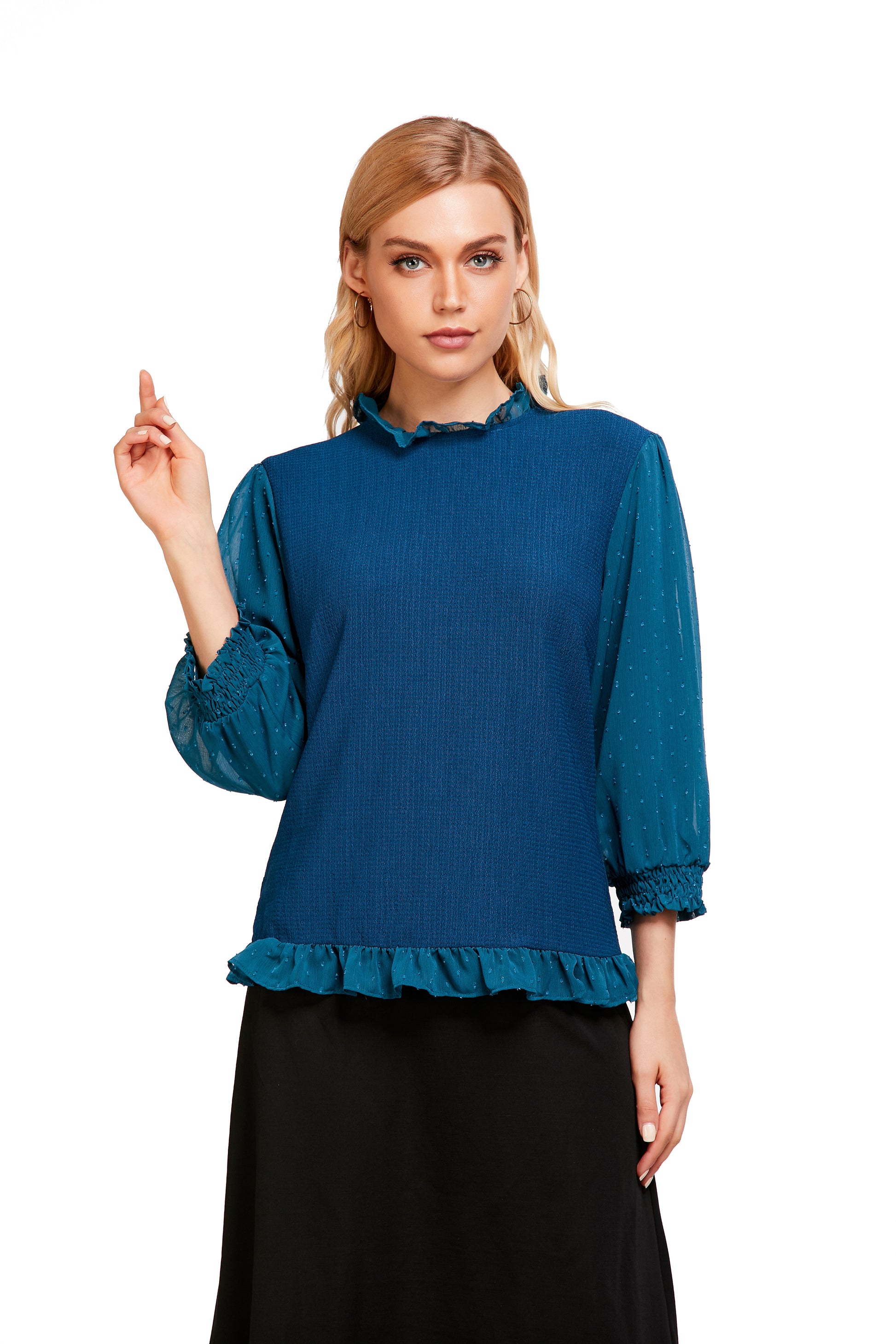 Modest Elegant Long Sleeve Top - seilerlanguageservices