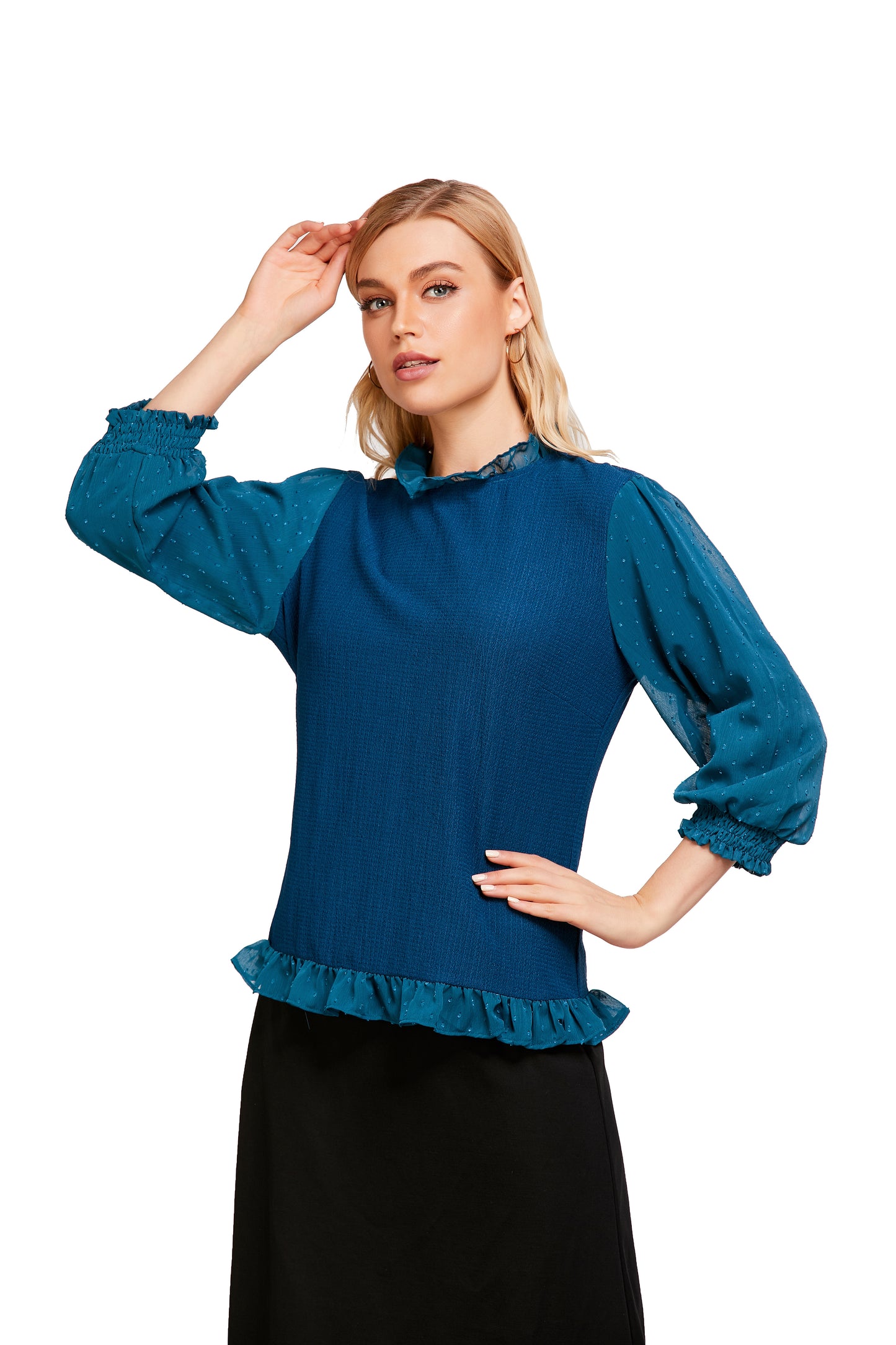 Modest Elegant Long Sleeve Top - seilerlanguageservices