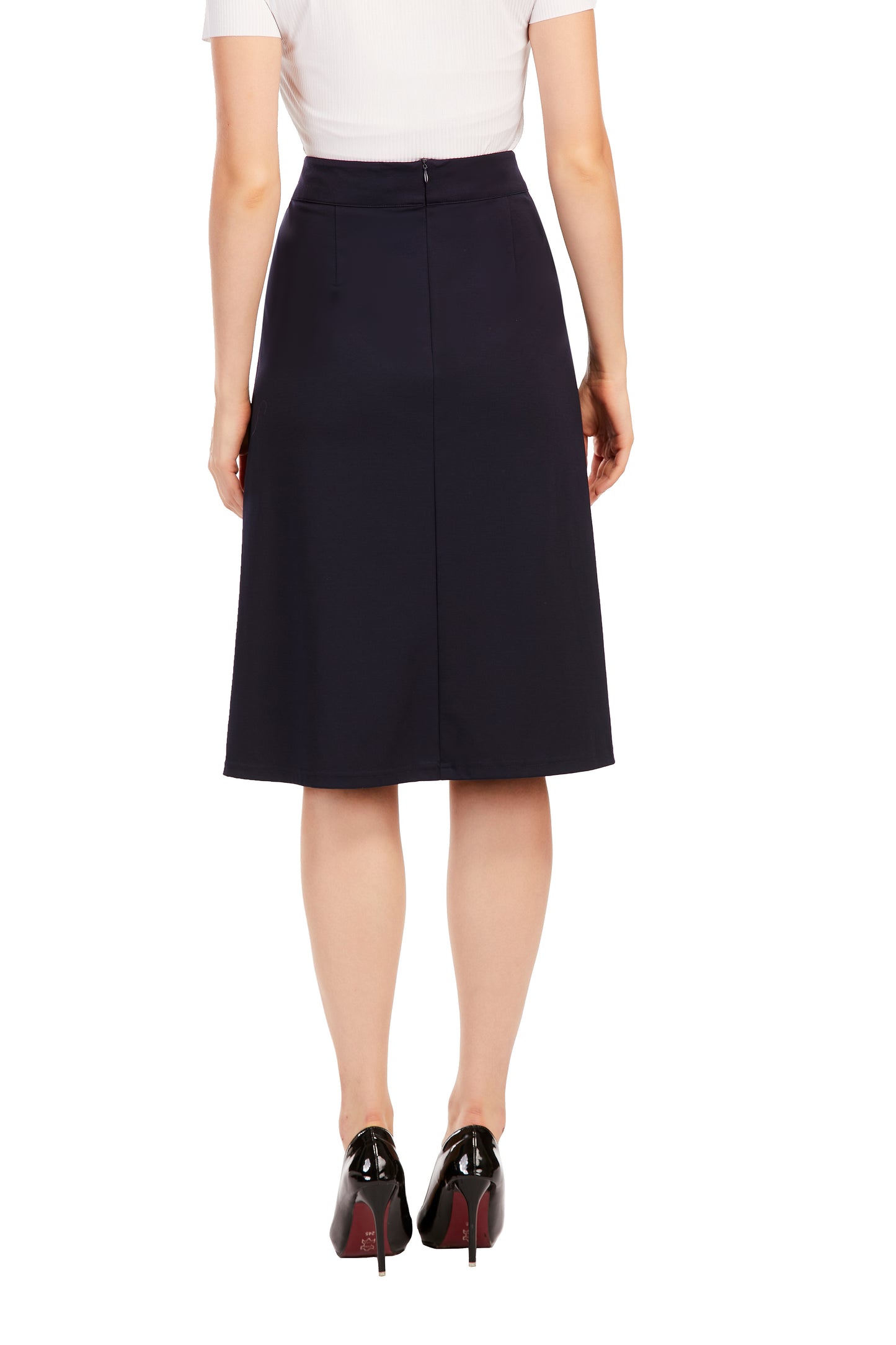 A-Line Knitted Fabric 27" Skirt - seilerlanguageservices