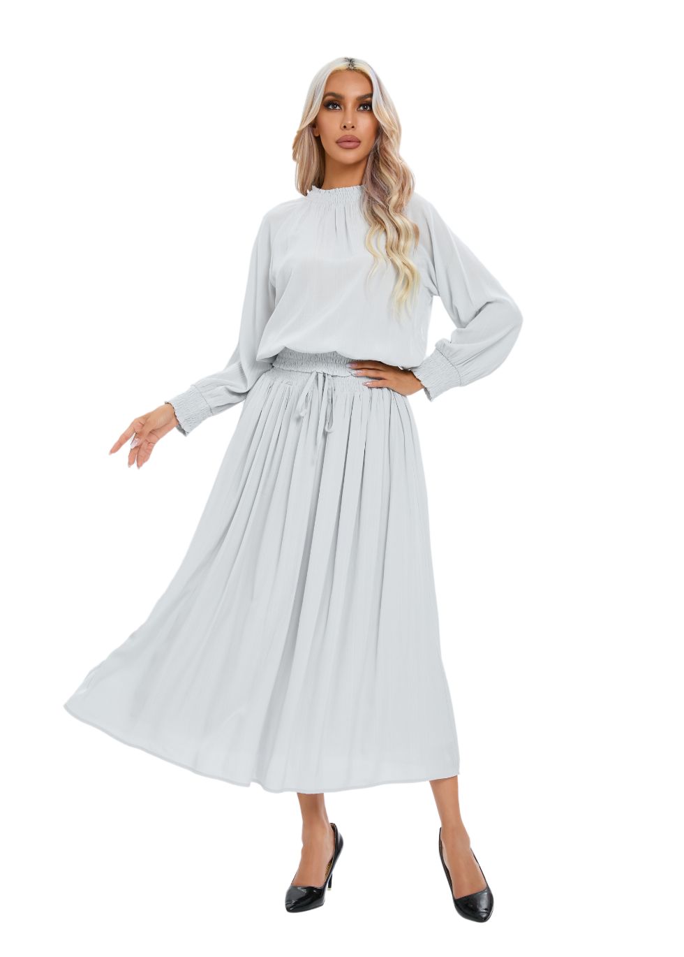 Essential Two-Piece Midi Dress Set - seilerlanguageservices