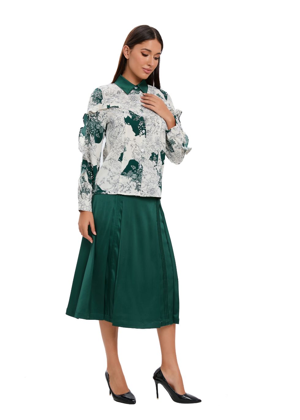 Floral Print Matching Two Piece Set - seilerlanguageservices