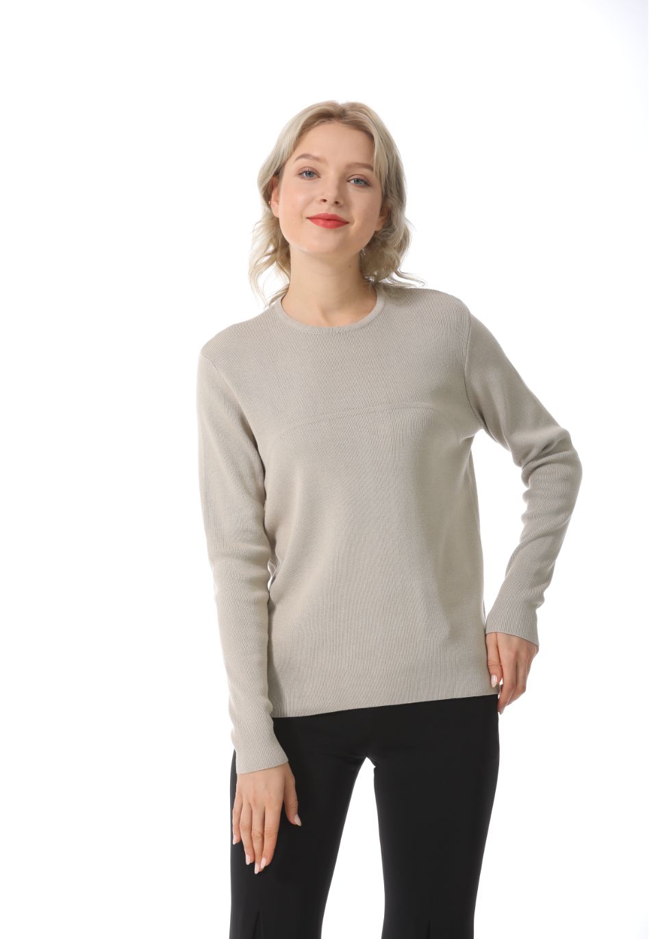 Essential Long Sleeve Sweater - seilerlanguageservices