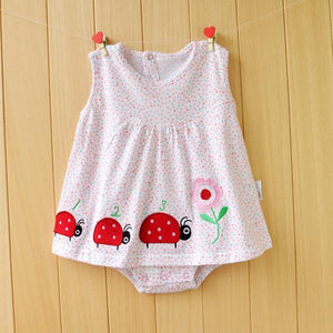Summer Baby Girls Flower Rompe Jumpsuit Clothes - bump, baby and beyond 