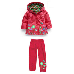 Baby Boys Girls Nodded Raincoat Waterproof Set Clothes - bump, baby and beyond 