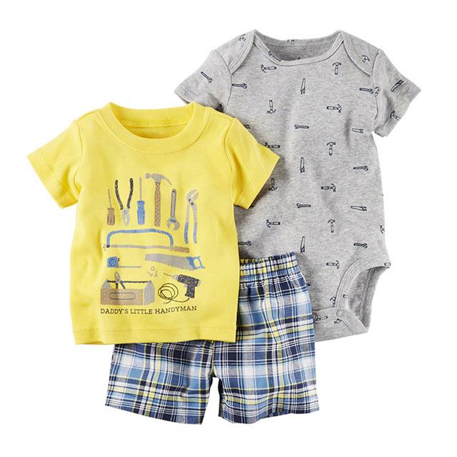 summer baby boy girl t shirt + short + romper clothes, bump, baby and ...