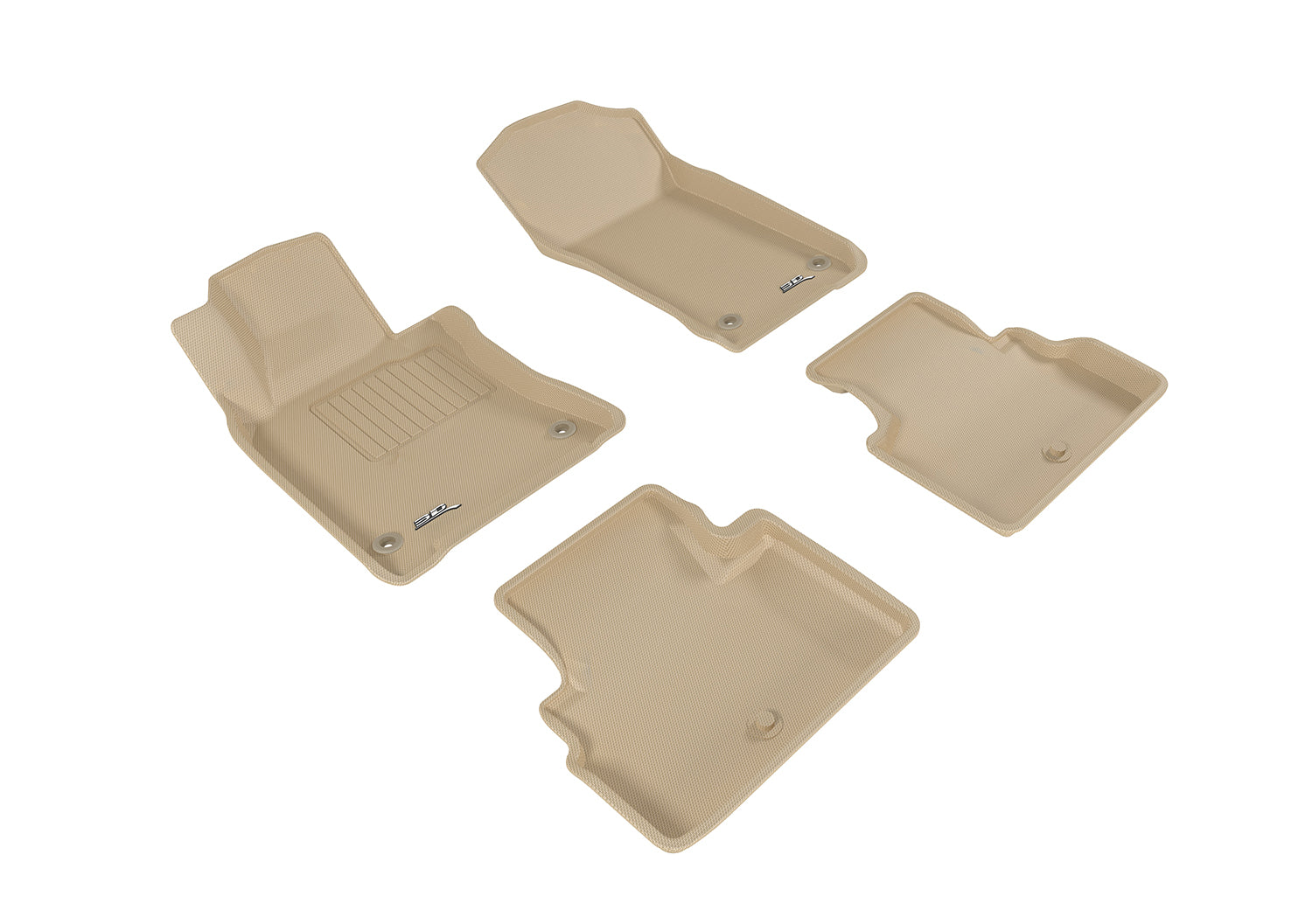 3D MAXpider Floor Mat INFINITI Q60 2017-2023 KAGU TAN R1 R2