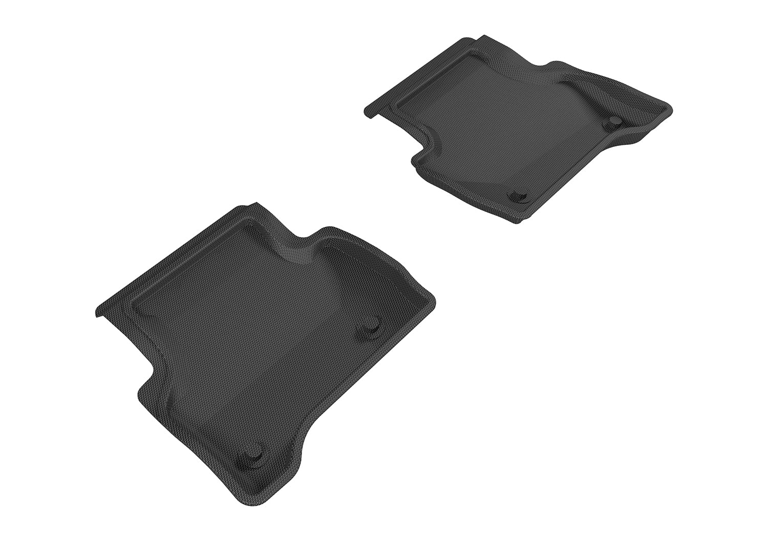 3D MAXpider Custom Fit KAGU Floor Mat (BLACK) Compatible for JAGUAR XE 2017-2020 - Second Row