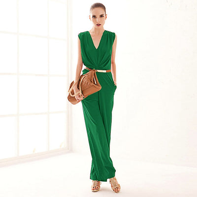 bright green jumpsuit