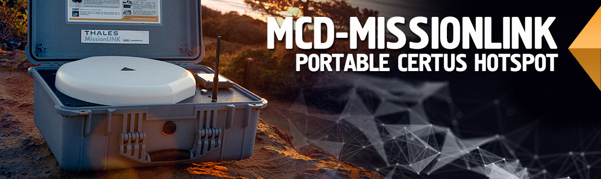 MCD-MissionLINK Portable Certus Hotspot - Apollo Satellite