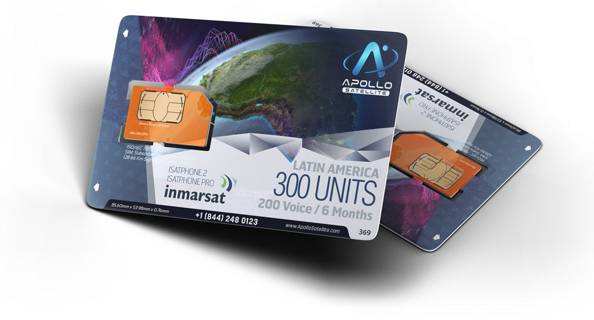 Inmarsat IsatPhone Latin America SIM Card Details - Apollo Satellite