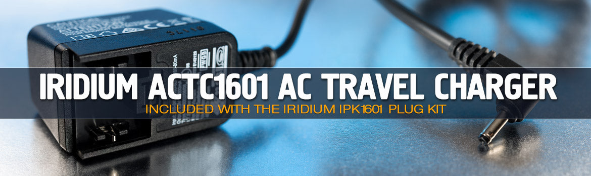 Iridium ACTC1601 AC Charger IPK1601 Plug Kit - Apollo Satellite