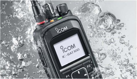 ICOM IC-SAT100 PTT Iridium Satellite Radio