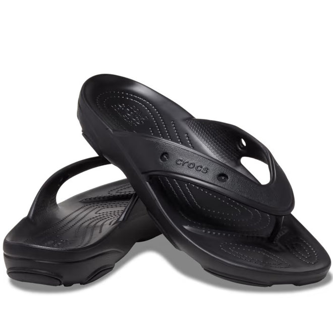 Crocs All Terrain Flip Flop Thong Black | Foot Forward Shoes