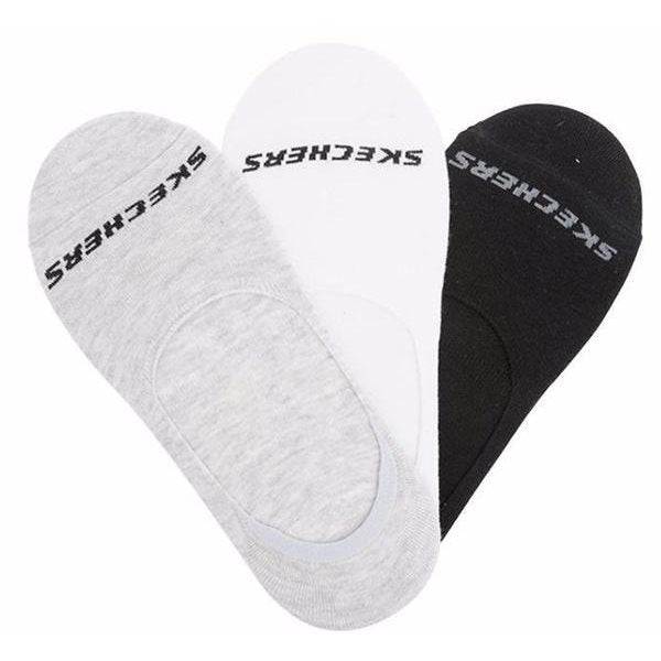 skechers 3 pack sport microfiber no show socks