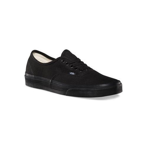 vans authentic canvas black