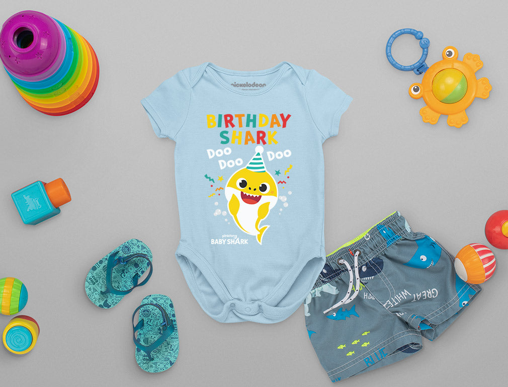 Baby Shark Outfit 1st 2nd Birthday Shark Gift Birthday Boy Girl Baby B –  Tstars