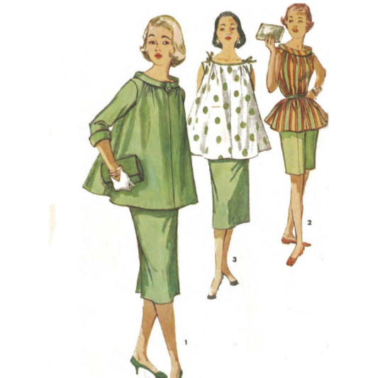 1950s Pattern, Maternity Slip with Wrapped-Back & Panties - Bust 36 ( –  Vintage Sewing Pattern Company