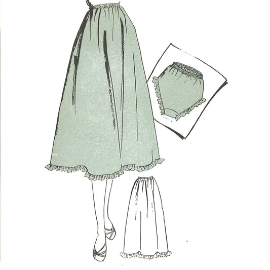 PDF – 1940er-Jahre-Muster, Damen-BH und Petticoat-Dessous