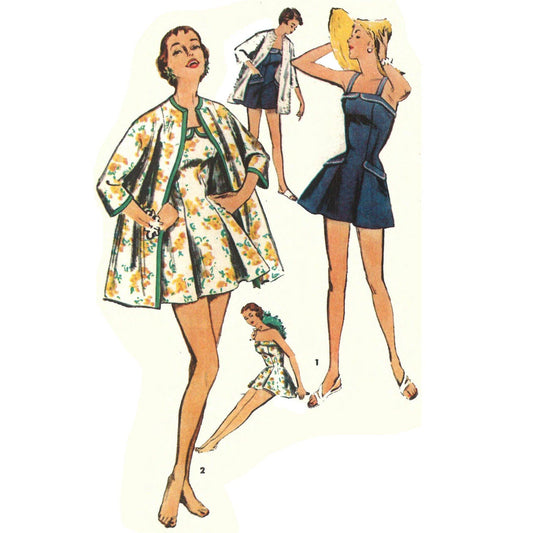 Women's Bathing Suit, Sarong, Beach Coat, Halter Neck, Bra