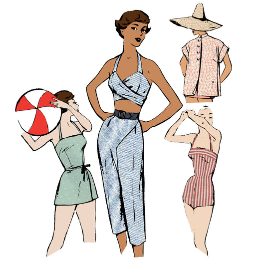 Vintage 1960s Pattern – Kimono Style Housecoat or Beach Wrap