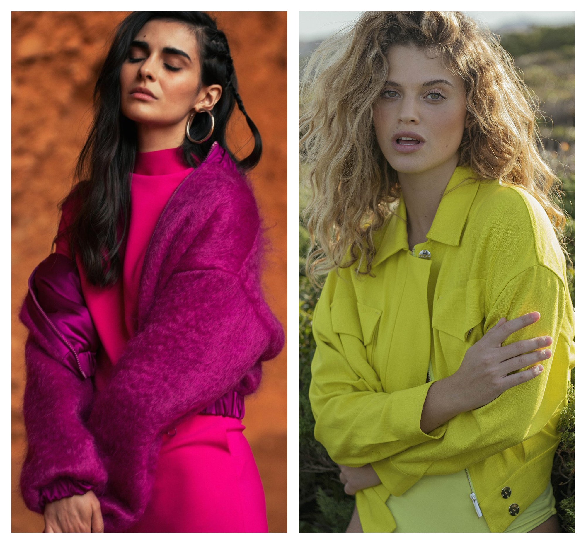 '80s neon colours fashion