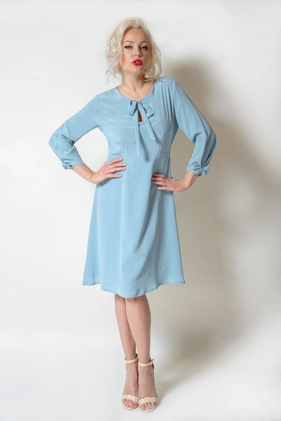 Jacquard Dress Alyzee Blue