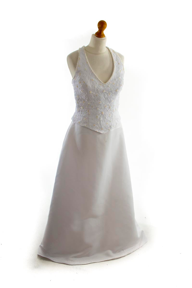 Elegantes Brautkleid Weiss