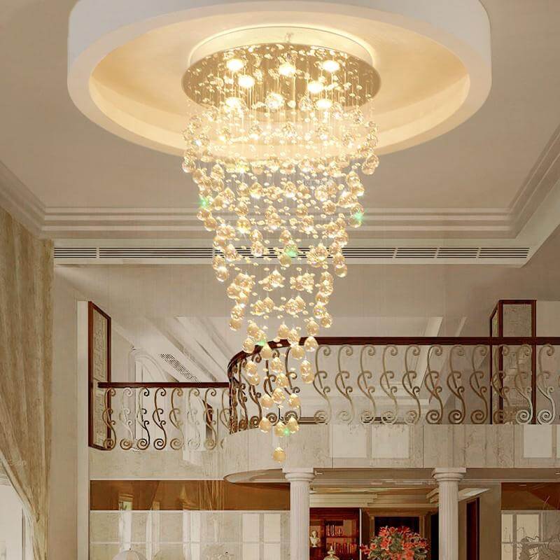 crystal raindrop chandelier