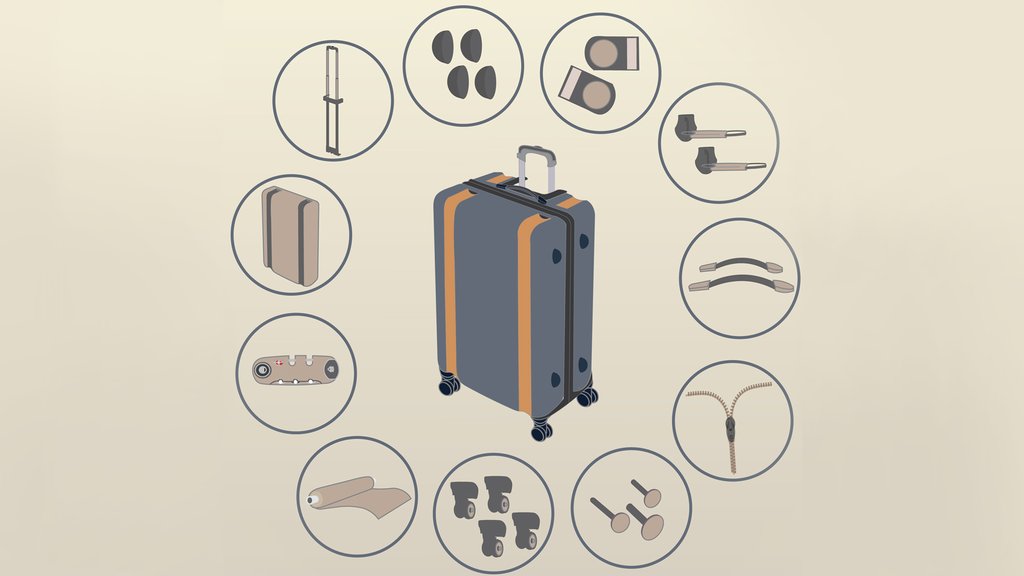 luggage components