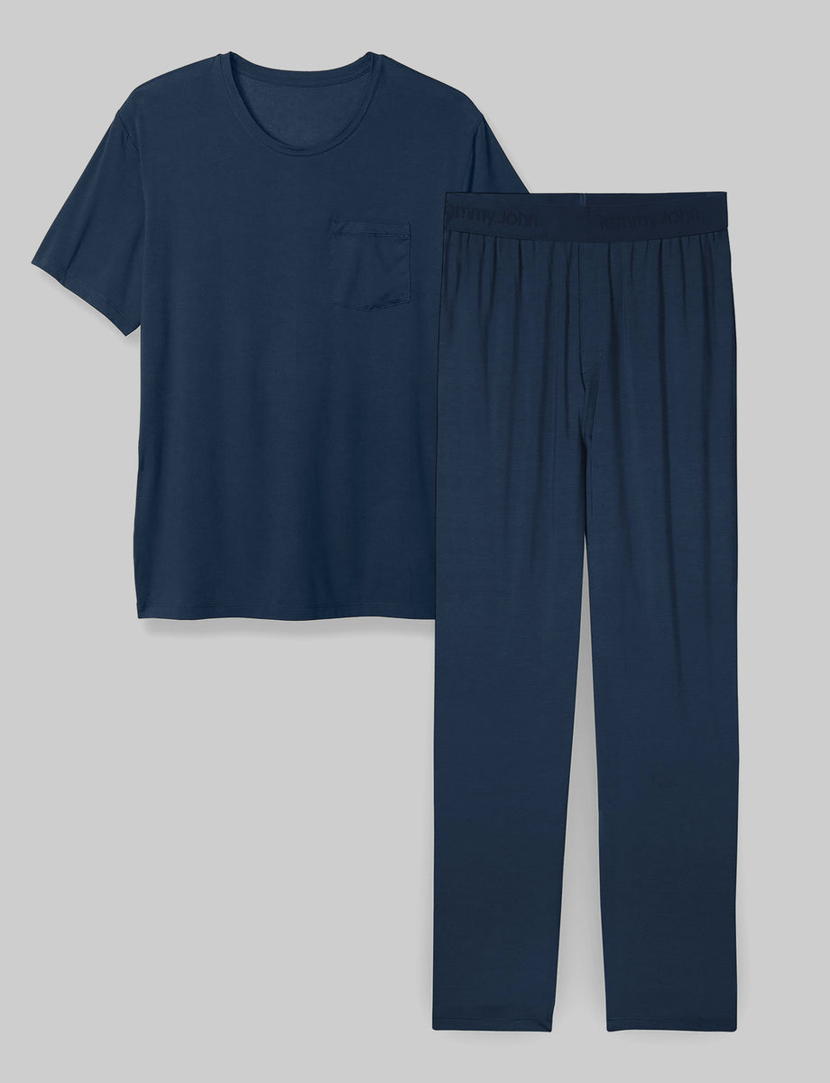 Second Skin Pajama Pocket Tee & Pant Set