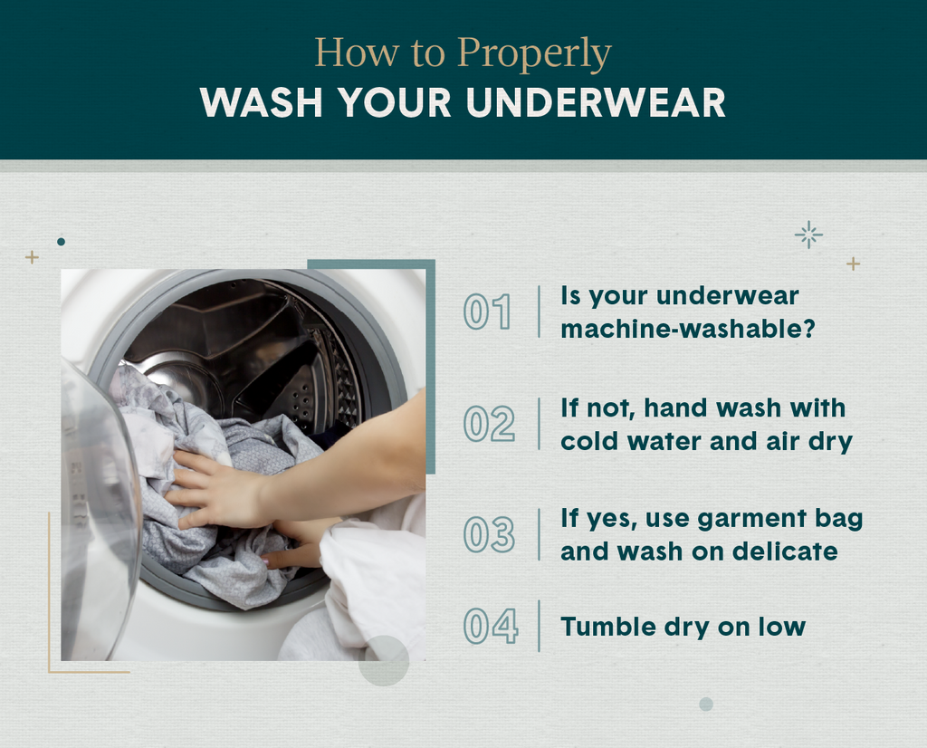 How to wash your underwear in a washing machine?