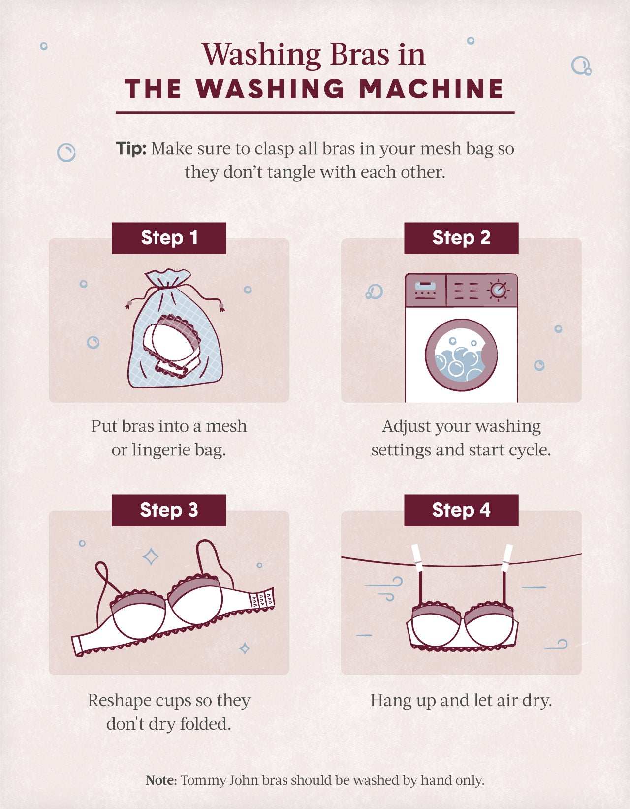 How to Wash Bras + Bra Care FAQs