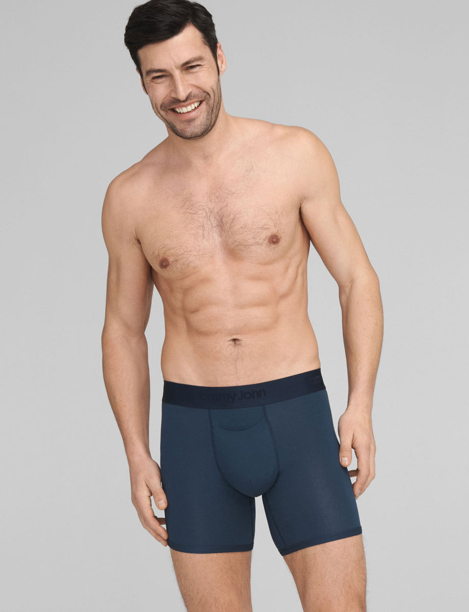 Second Skin Mid-Length Boxer Brief 6" (6-Pack)