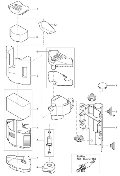 BioPlus 100 spare parts