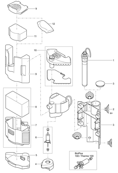 BioPlus Thermo 100 spare parts