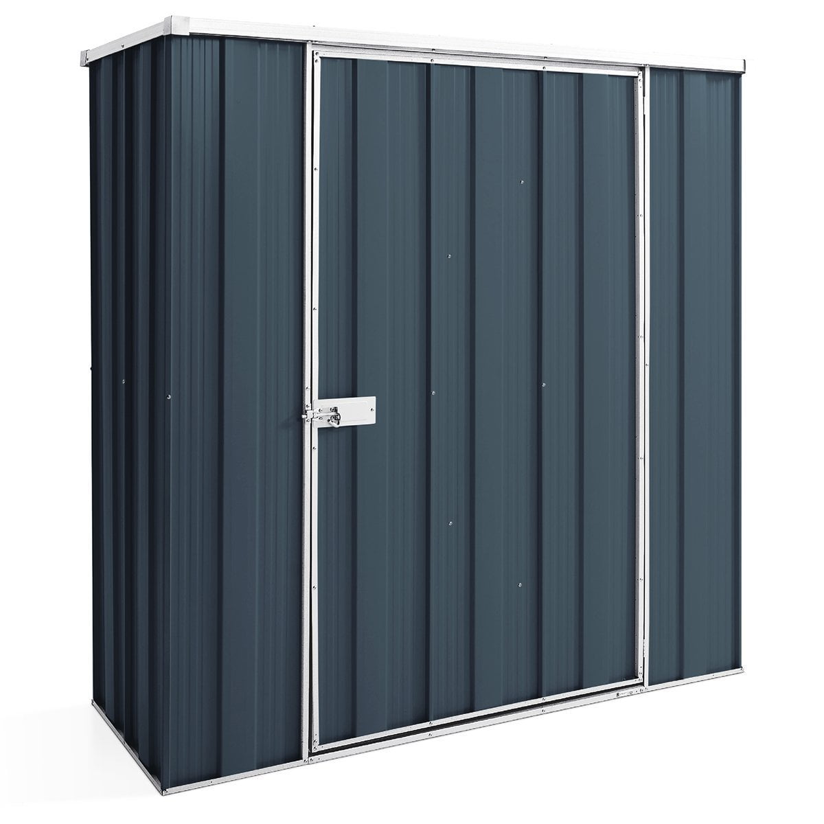 yardsaver slimline f52-s garden shed 1.76m x 0.7m x 1.8m