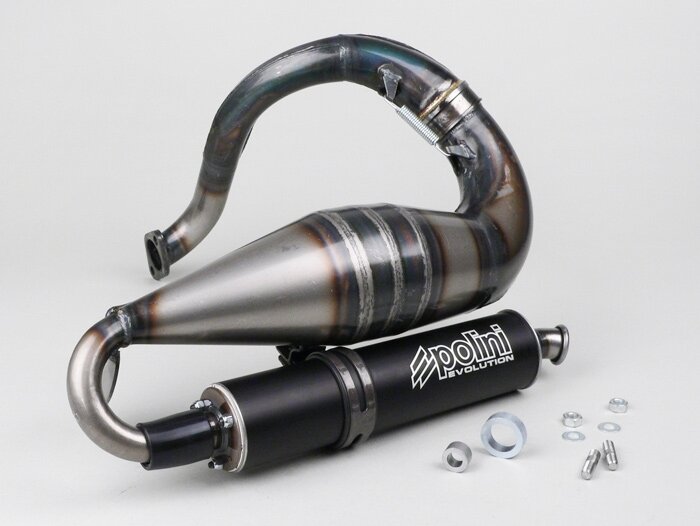 Vespa GTS / GTS Super / GTV 300cc POLINI Racing Slip On Exhaust (Euro