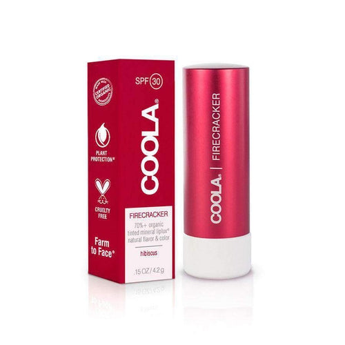 Coola SPF 30 Lip Balm Firecracker Hibiscus 4.2g