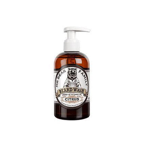 Mr. Bear Family Beard Wash Citrus 250ml - Σαμπουάν για Γένια Κίτρο