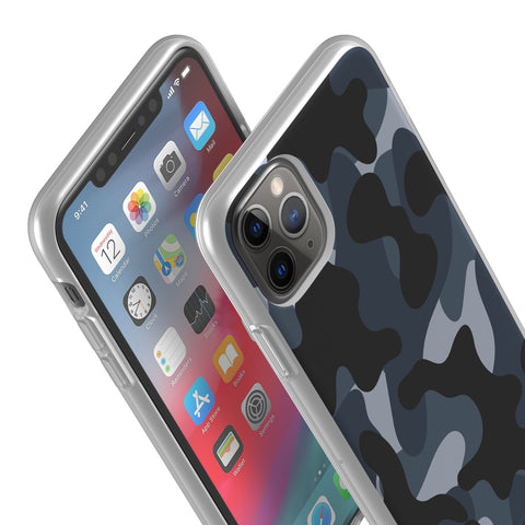 Blue Camo iPhone Flexi Case