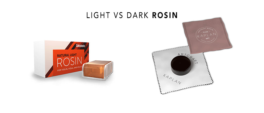 Light vs Dark Rosin