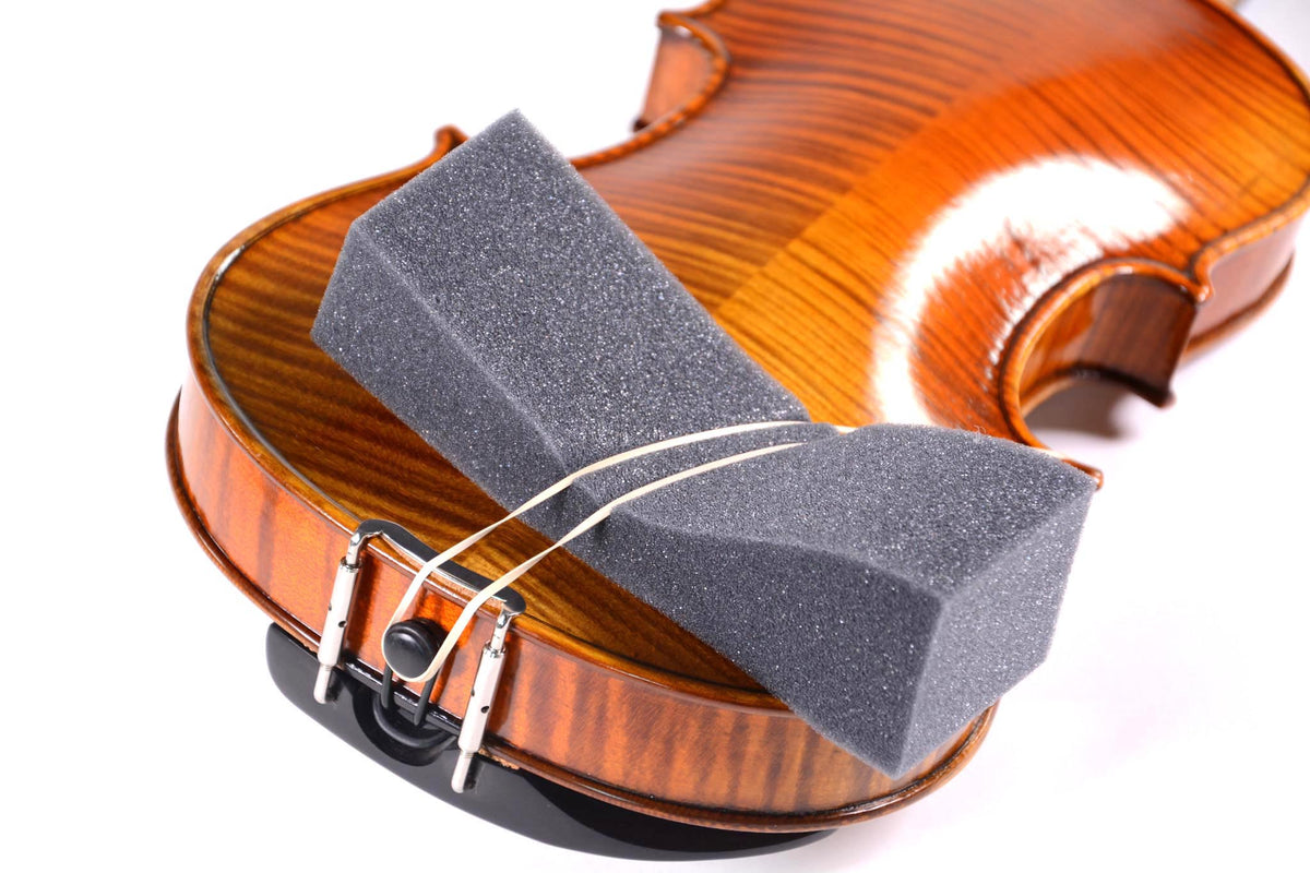 Sponge Violin/Viola Shoulder Rest #5 Medium Charcoal Gray