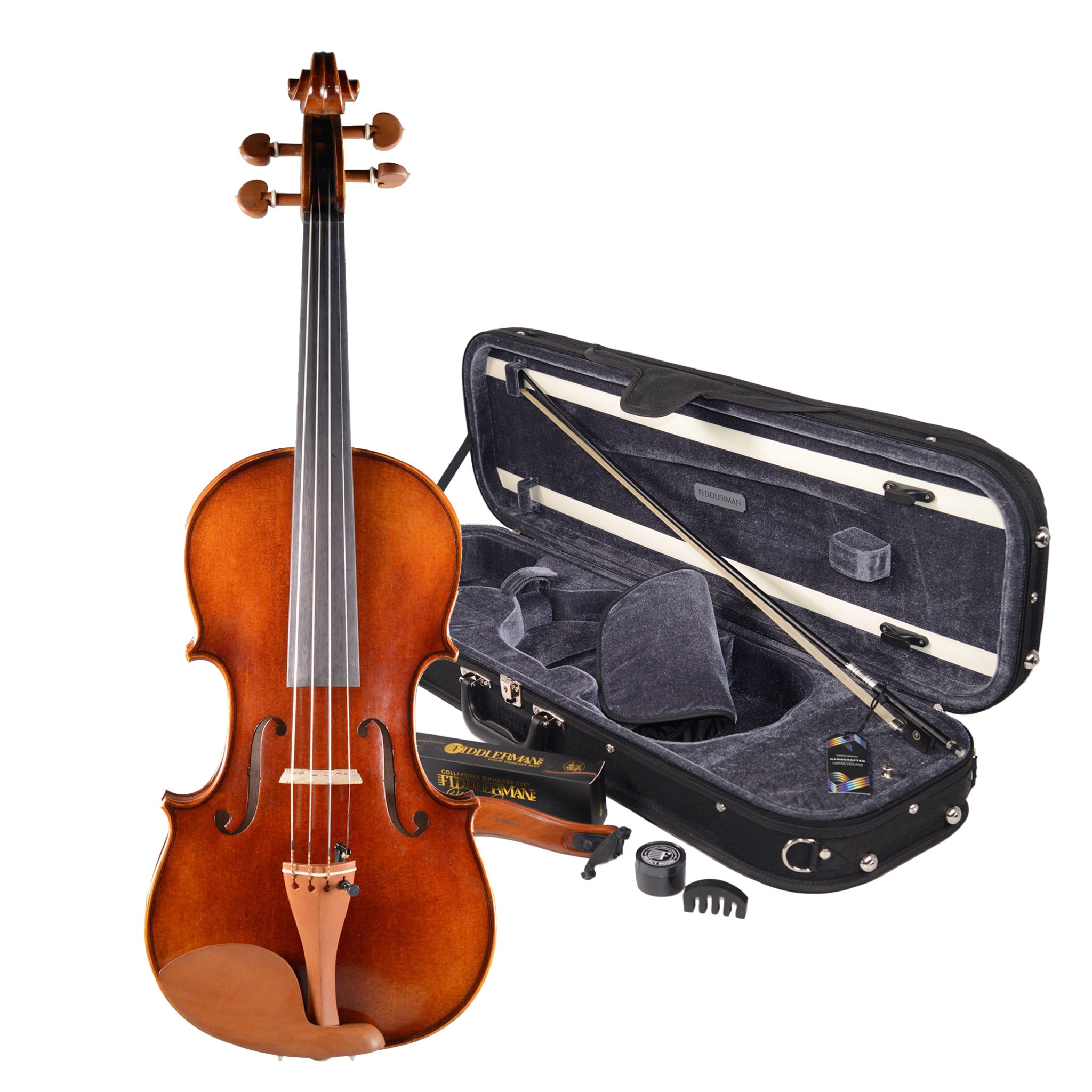 Fiddlerman Concert Deluxe Violin Outfit