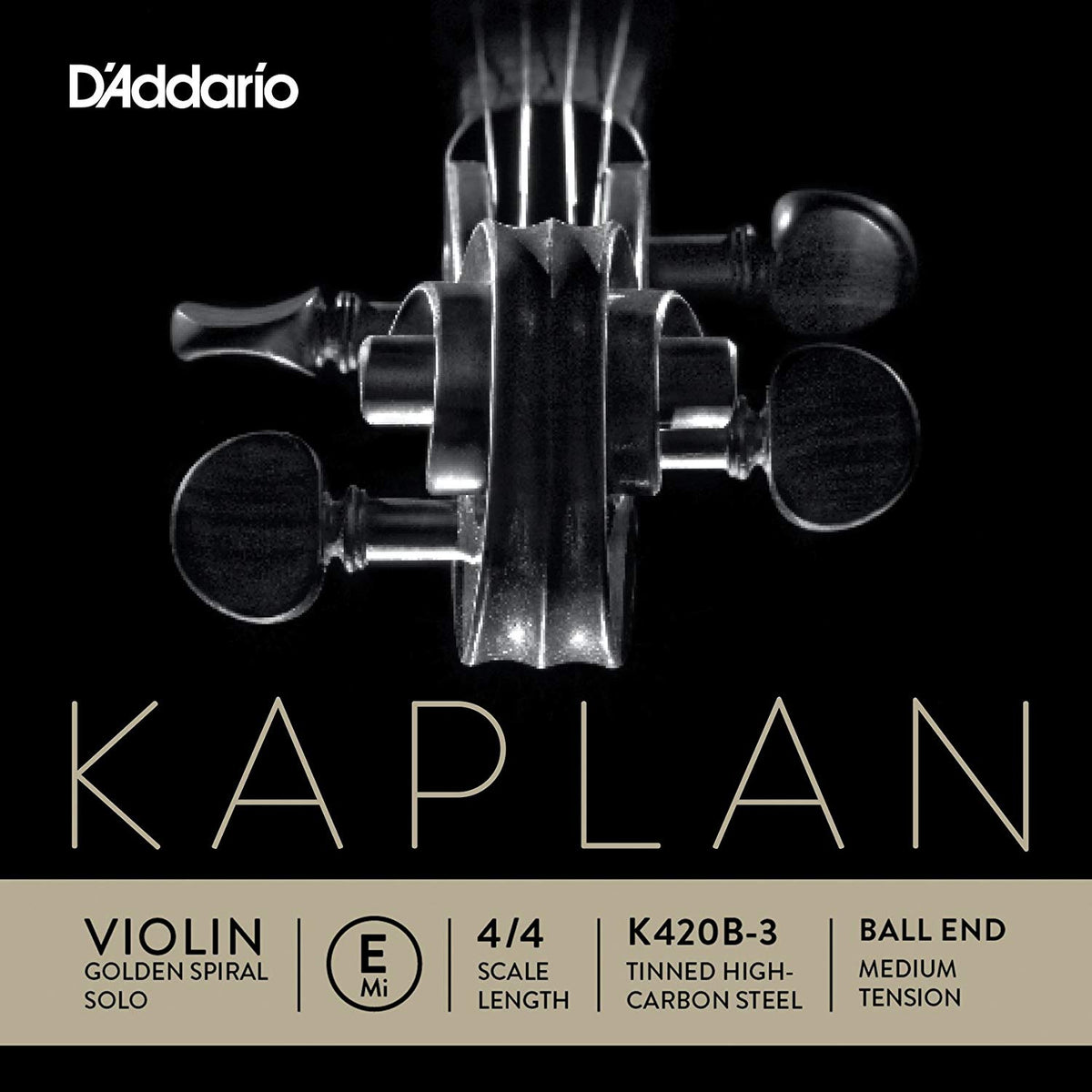 D'Addario Non-Whistling Wound Violin String