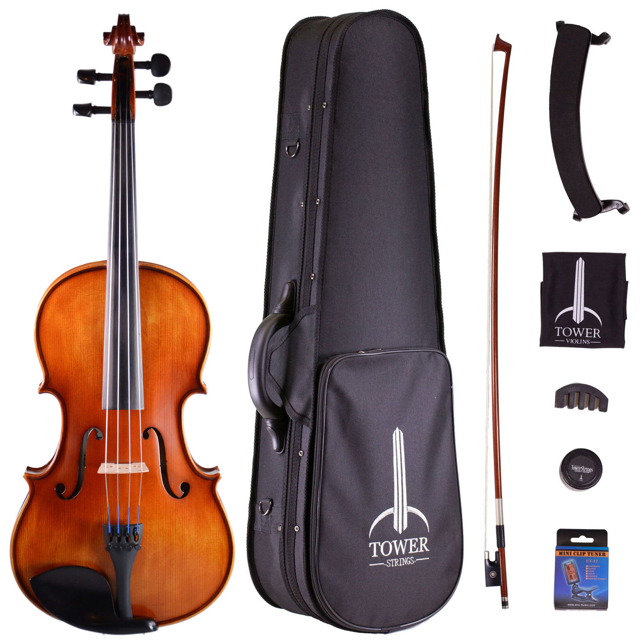 B-Stock Tower Strings Acoustic Electric Violin Outfit