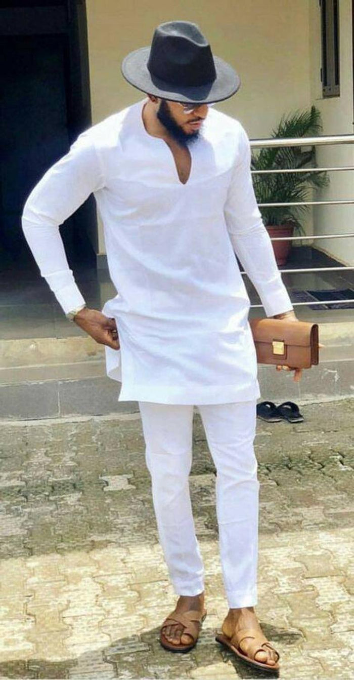 all white party outfits for men